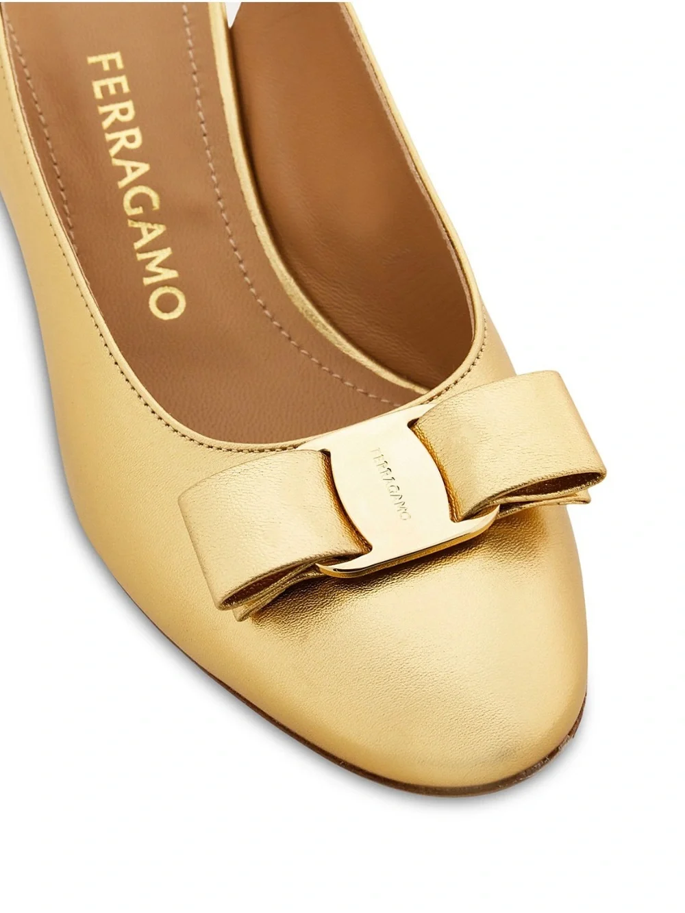 NIB Salvatore Ferragamo Women's Vetty 55 Slingback Pumps 7.5